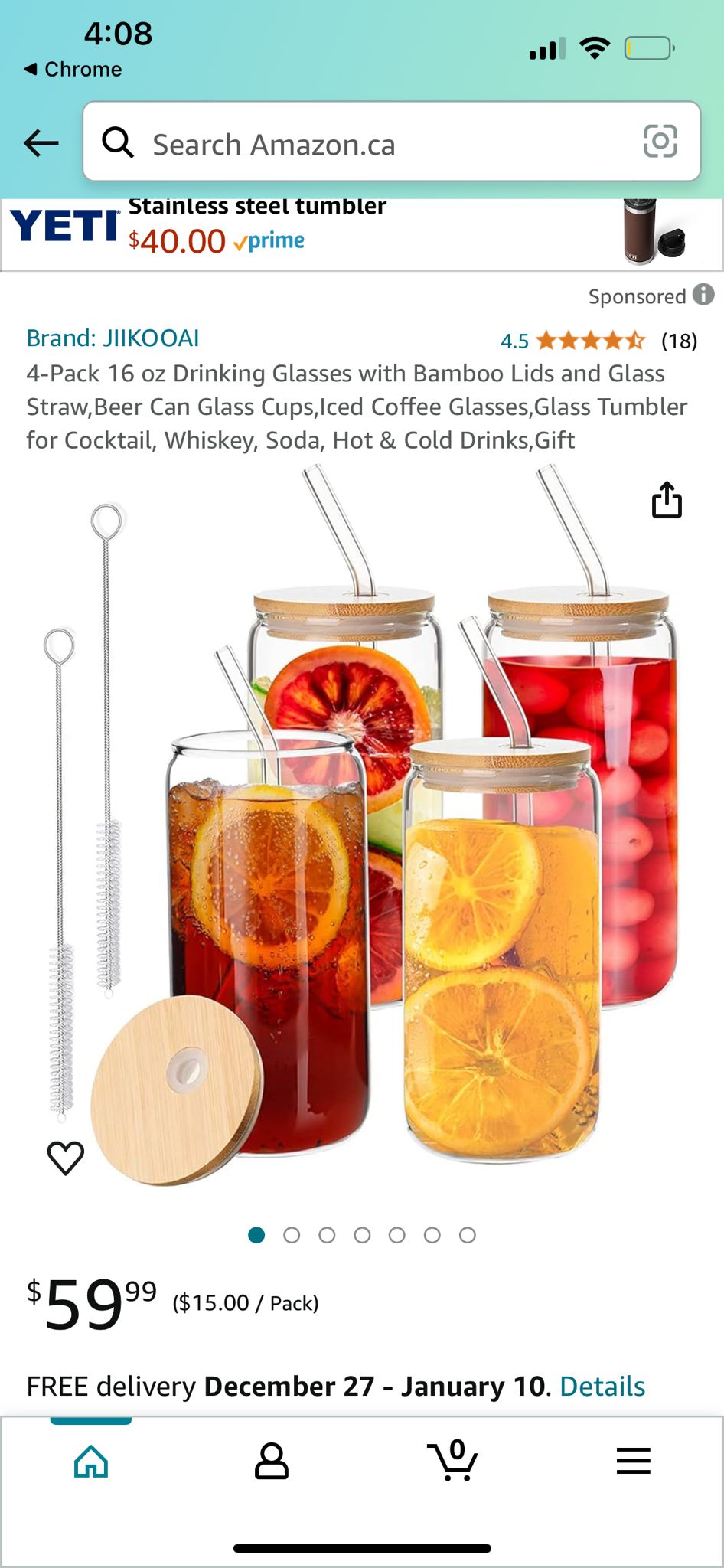 4-Pack 16 OZ Multi-Purpose Tumbler Set