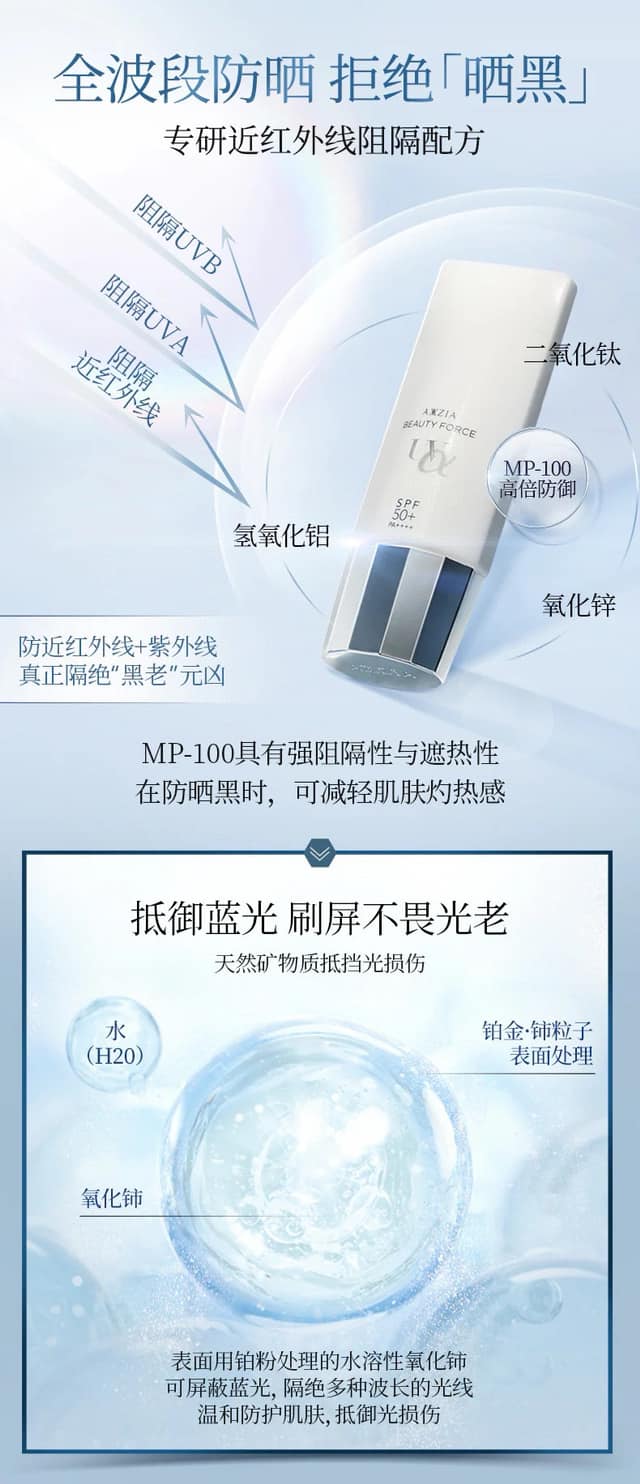 Japan AXXZIA Xiaozi UV isolation sunscreen milk two-in-one sunscreen 40g