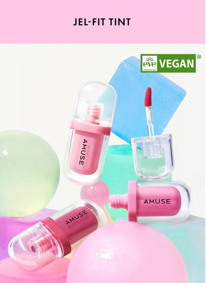 Korea Amuse Jel Fit Tint Jelly Lip Glaze 3.8g