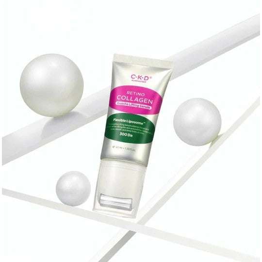 South Korea's Chung Gundang CKD Small Molecule Retinol Collagen Massage Anti-Wrinkle Roller Neck Line Cream Set 50ml ➕ Substitute 50ml