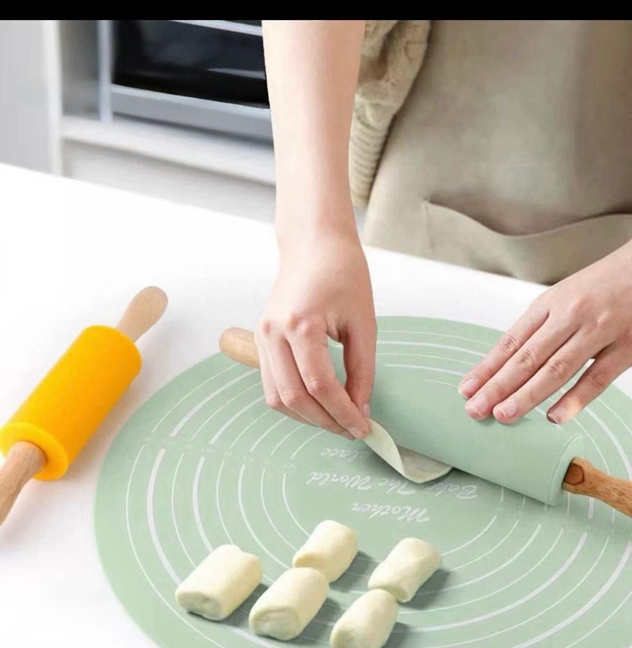 矽膠擀麵墊套裝