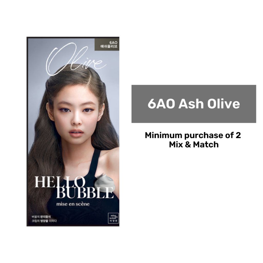 HELLO BUBBLE bubble hair dye series