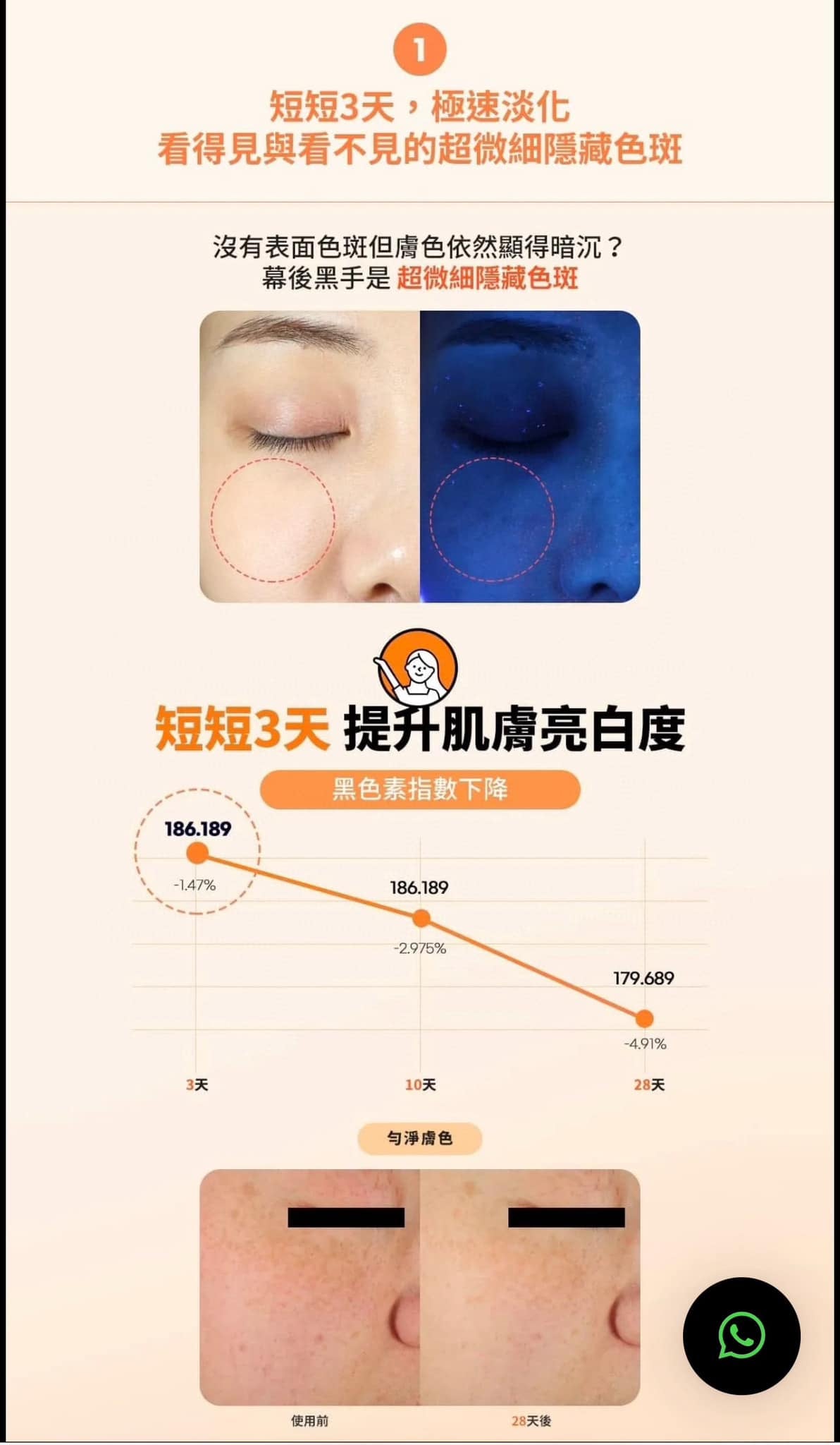 Korean LANEIGE Radian-C Cream anti-blue light spot cream medium sample 10ml (5 bottles)