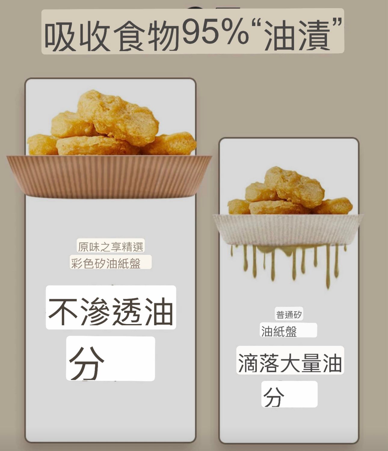 Upgraded version of special paper for air fryer (2 boxes - 200 pieces in total)