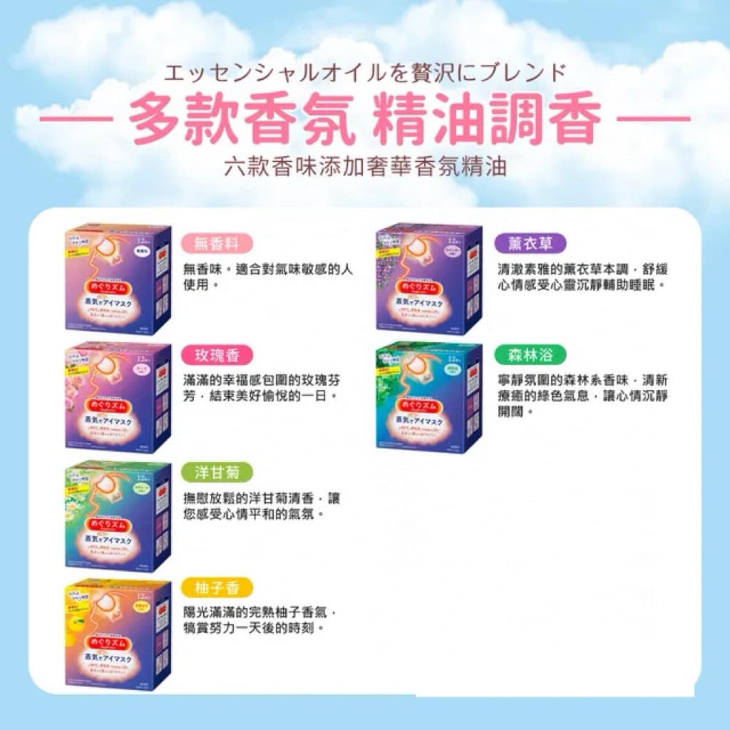 全系列改良 新包裝登場 日本 蒸氣眼罩 (2盒)