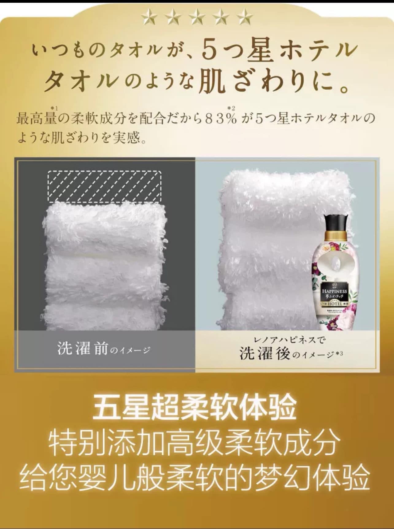 日本 P&G Lenor 蘭諾奢華香氛衣物柔順劑系列 450ml (2瓶/4瓶)