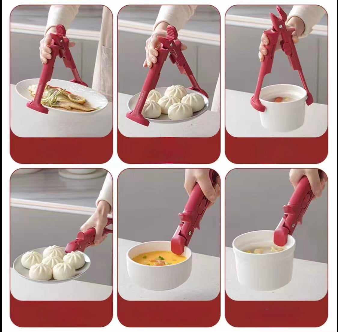 二合一防燙碗碟夾