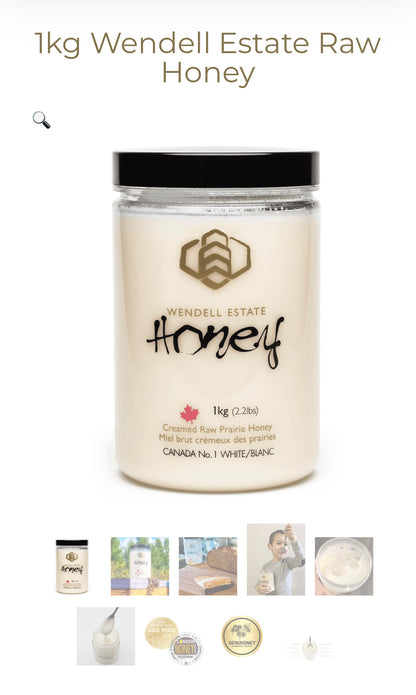 加拿大 Wendell Estate 純天然白蜜1kg
