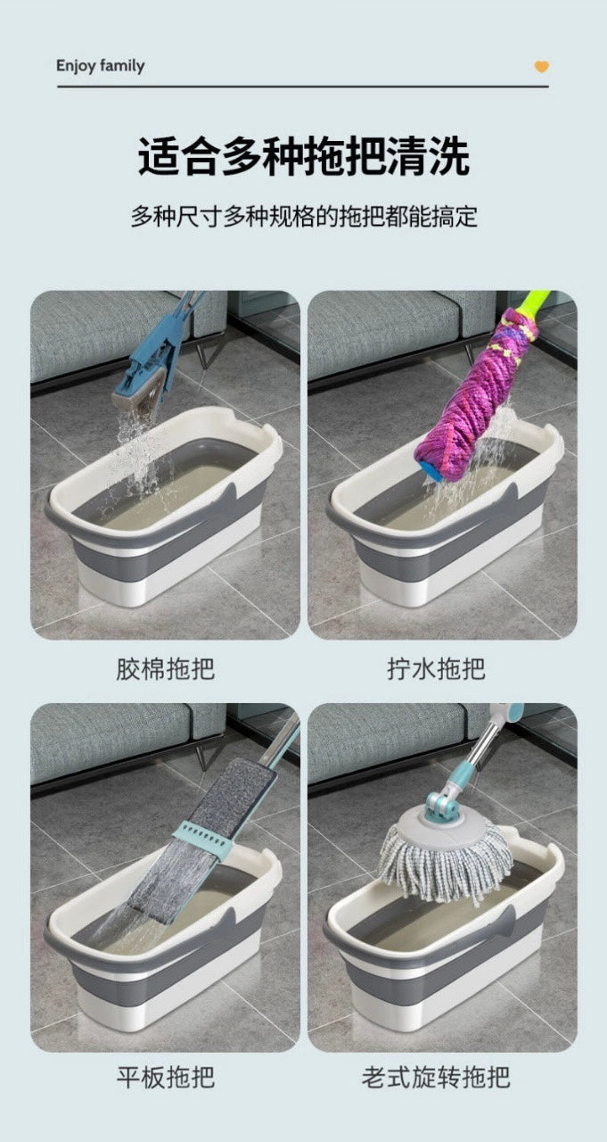 折疊拖把桶