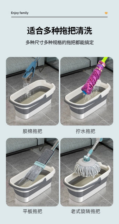 折疊拖把桶