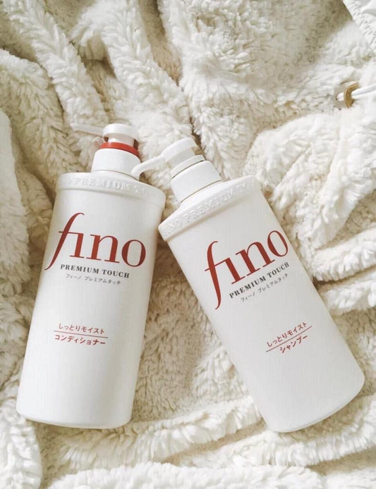 Japan's Shiseido FINO complex essence moisturizing shampoo + conditioner set 550ml X2