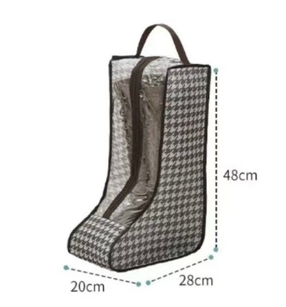 千鳥格立體收納包