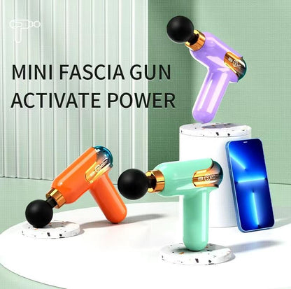 LCD screen 9-level adjustment mini fascial gun