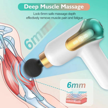 LCD screen 9-level adjustment mini fascial gun