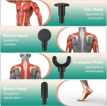 LCD screen 9-level adjustment mini fascial gun