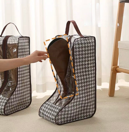千鳥格立體收納包