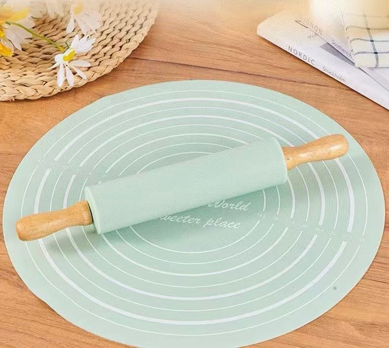 矽膠擀麵墊套裝