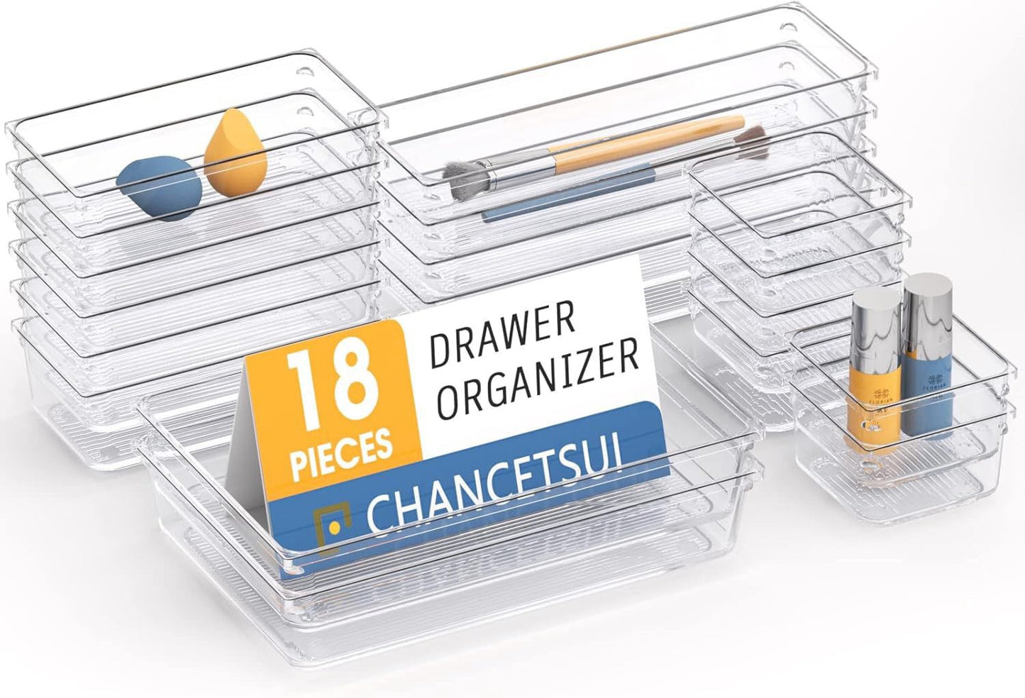 CHANCETSUI free combination drawer storage 18-piece set