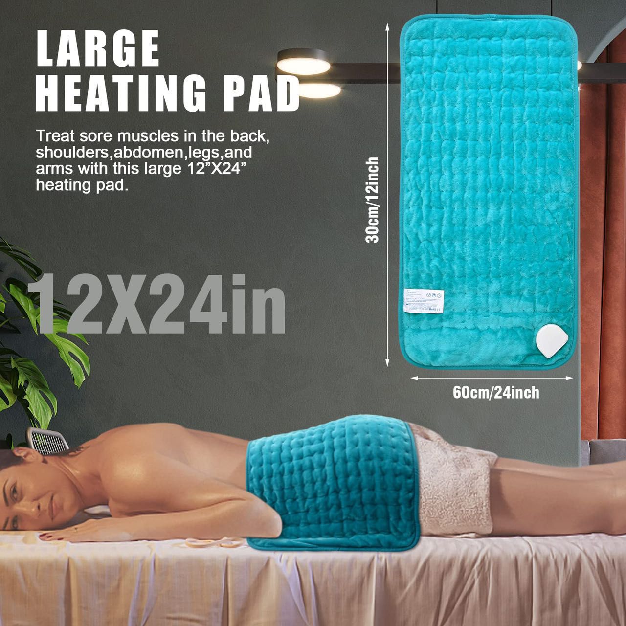 ⭐️Recommended as a gift Elitecran six-level heating therapy pad