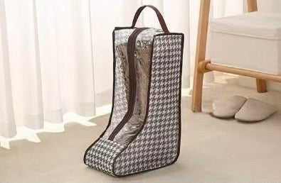 千鳥格立體收納包