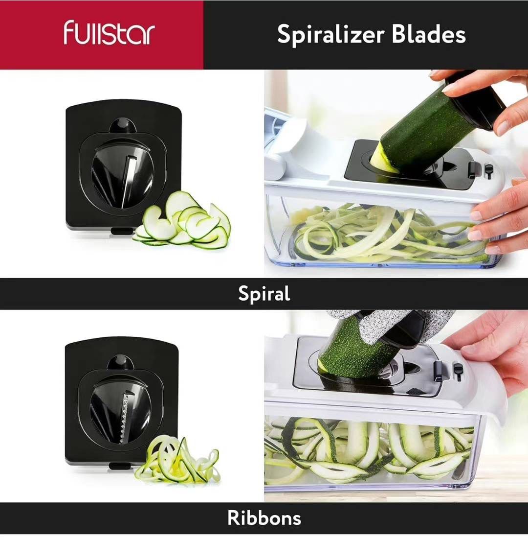 FullStar 4-in-1 multifunctional vegetable cutter 💥Free: 1 kitchen waste trash can