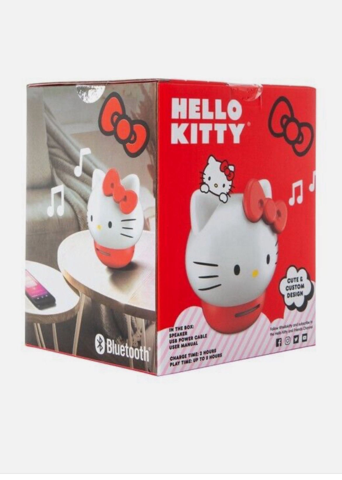 Hello Kitty®️ 正版授權藍牙®️ 無線便攜音箱揚聲器