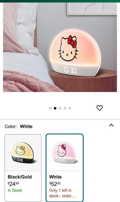 Hello Kitty正品授權日出鬧鐘