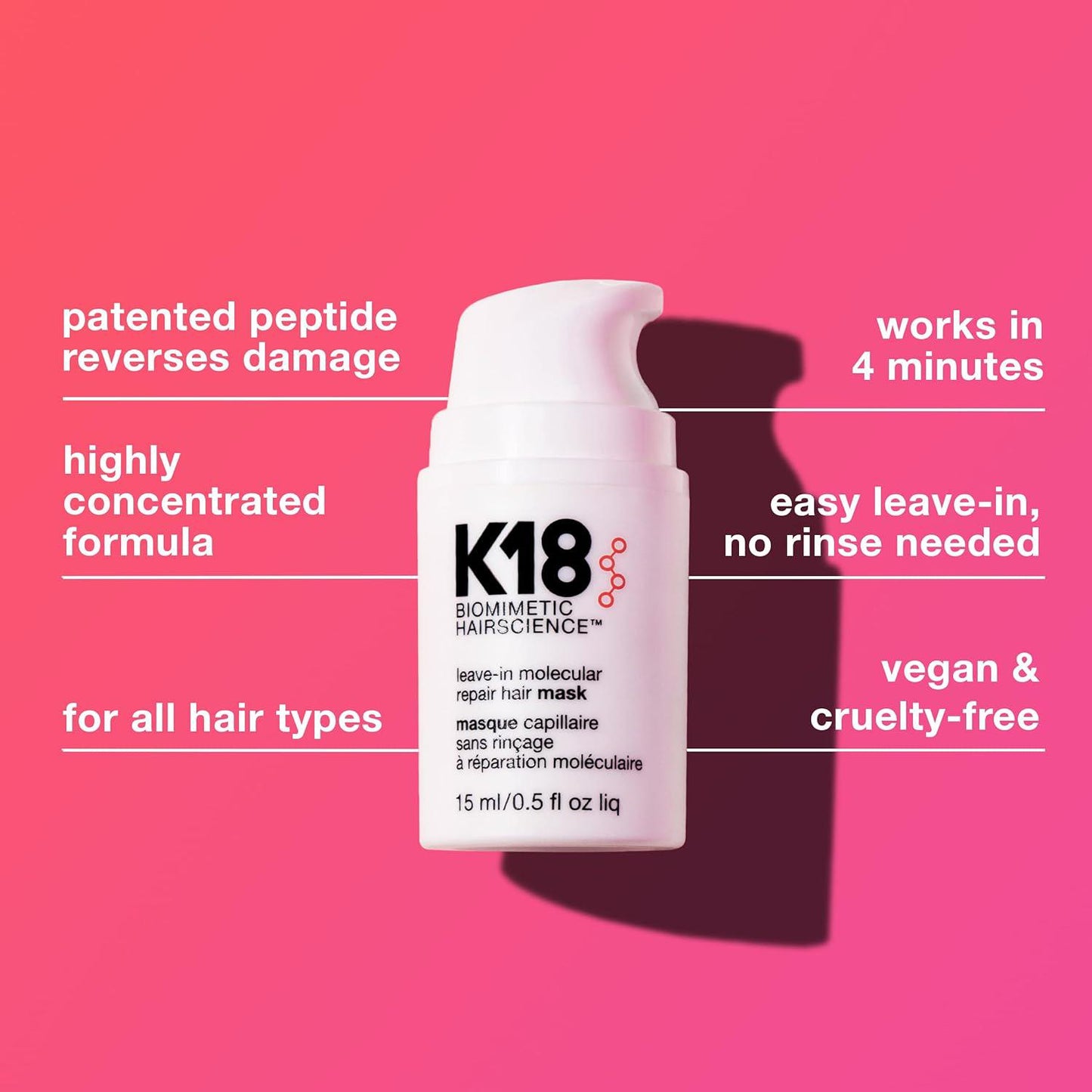 K18 leave-in molecular hair mask