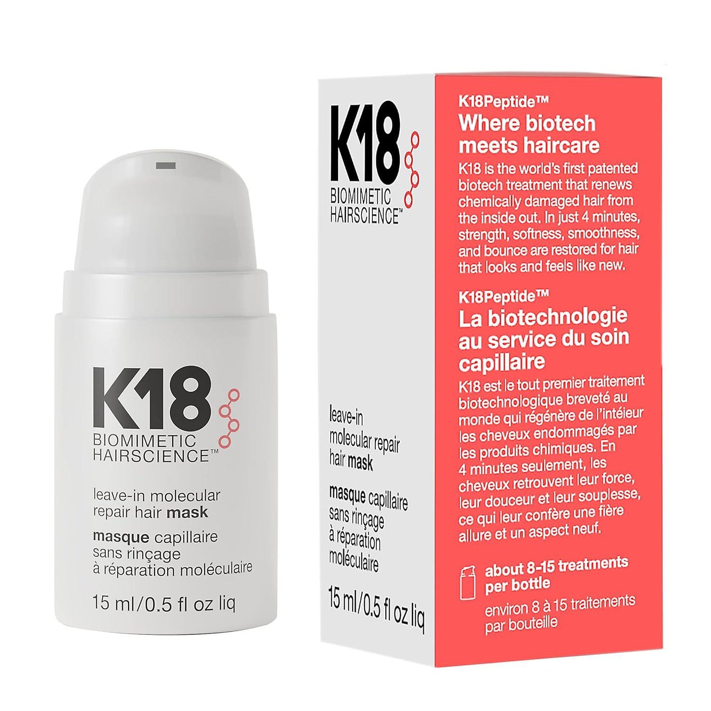 K18 leave-in molecular hair mask