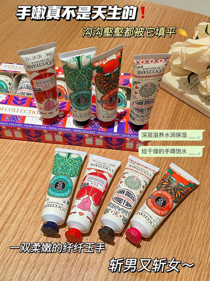 France's L'OCCITANE Christmas limited eight-pack hand cream (2 sets)