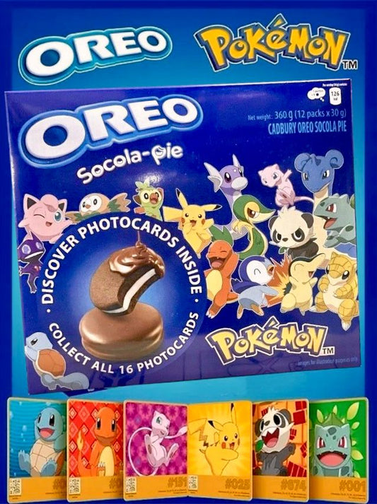 OREO x Pokémon 朱古力夾心批 (3盒)