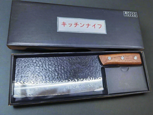 Japanese leather steel slicing knife