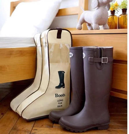 Dust-proof and moisture-proof storage bags for long and short boots (2 pairs)