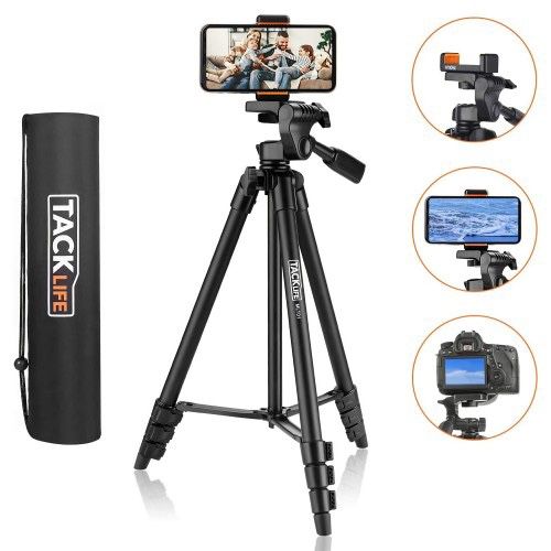 55-inch MLT001 lightweight aluminum tripod camera mount