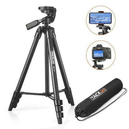 55-inch MLT001 lightweight aluminum tripod camera mount