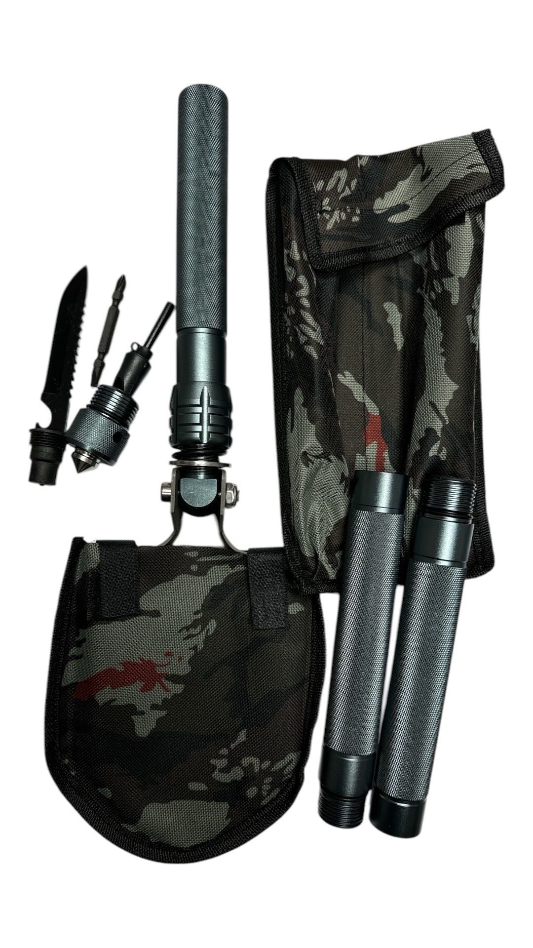 Multifunctional Foldable Survival Shovel Emergency Kit