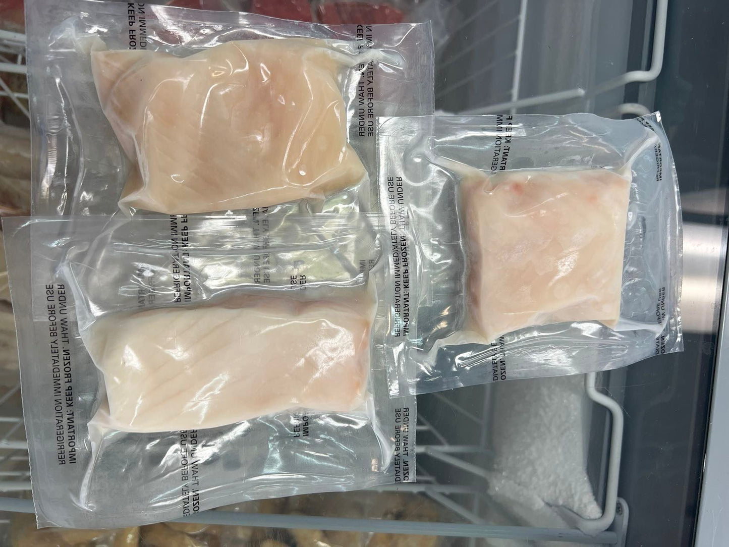 Wild halibut chunks