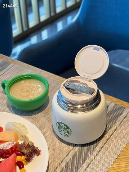 Starbucks stew beaker + free stainless steel spoon