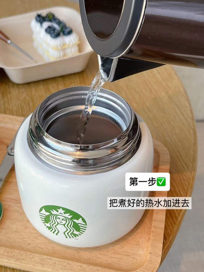 Starbucks stew beaker + free stainless steel spoon