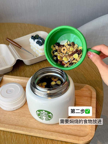 Starbucks stew beaker + free stainless steel spoon