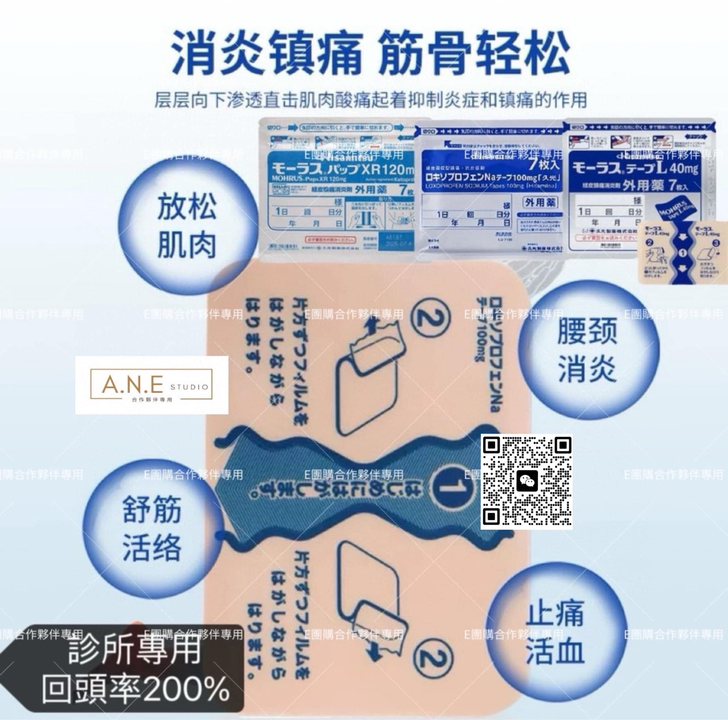 Japan🇯🇵 Hisamitsu Pharmaceutical Analgesic and Anti-inflammatory Patch Series (7 pieces x 4 packs)