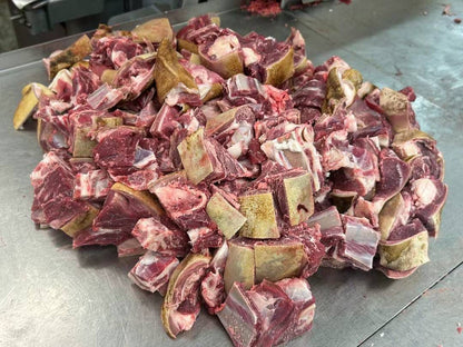 5 pounds of freshly slaughtered goat meat from local farms in Ontario