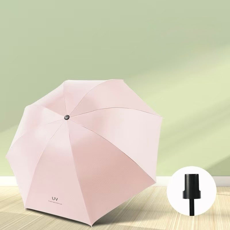 三折手動鋼骨雨傘