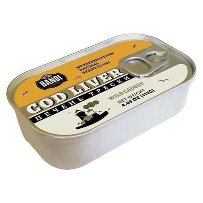 Wild deep-sea cod liver imported from Norway (3 boxes)