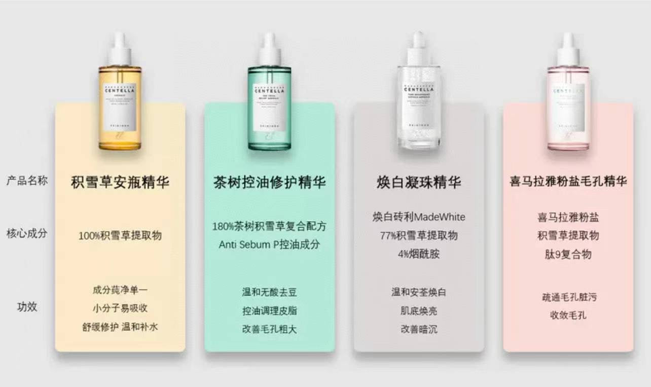 韓國 SKIN1004精華家族限定迷你套盒30ml X4 瓶