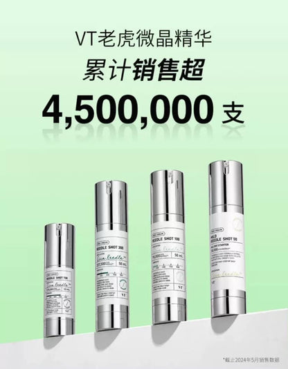 VT’s exclusive research ingredient CICA REEDLE™ microneedle centella asiatica essence shipped by air from Korea