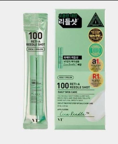 Korea VT Shot 100 Tiger Microneedle Essence Series 2ml