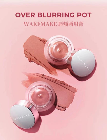 韓國 WAKEMAKE 超模糊2合1唇頰柔霧胭脂 4.5g