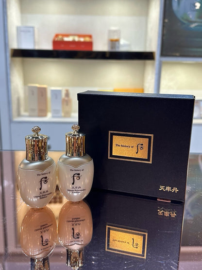 韓國 Whoo后天率丹極致再生兩件套水乳中樣 (水乳25ml+乳液25ml)