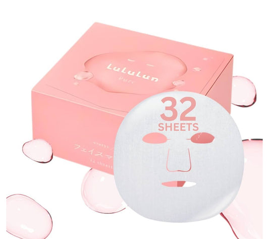 日本LuLuLun粉盒面膜 32片